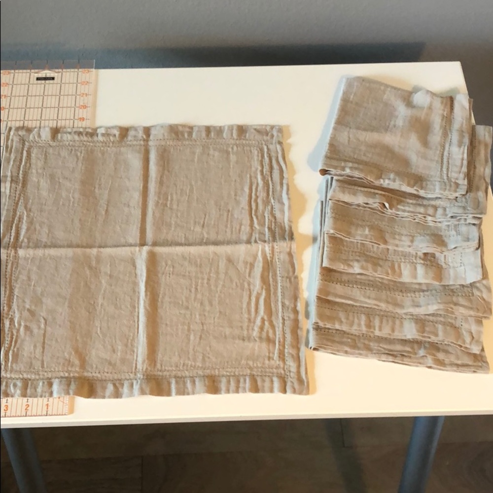 Set of linen napkins